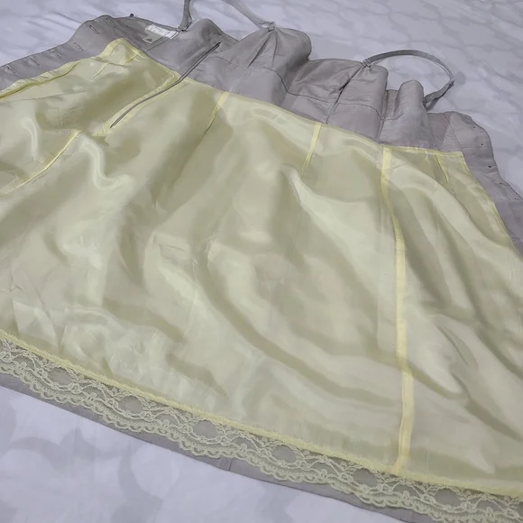 Moulinette Soeurs Khaki Spaghetti Strap Dress Size 2‎